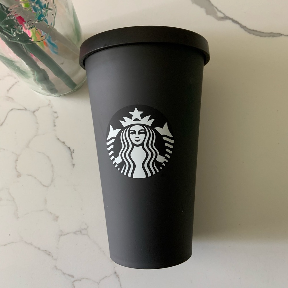 STARBUCKS MATTE BLACK CUP